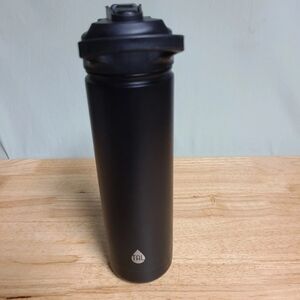 TAL Black Stainless Steel Water Bottle